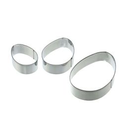 Set 3 Cookie Cutters "Easter Egg"