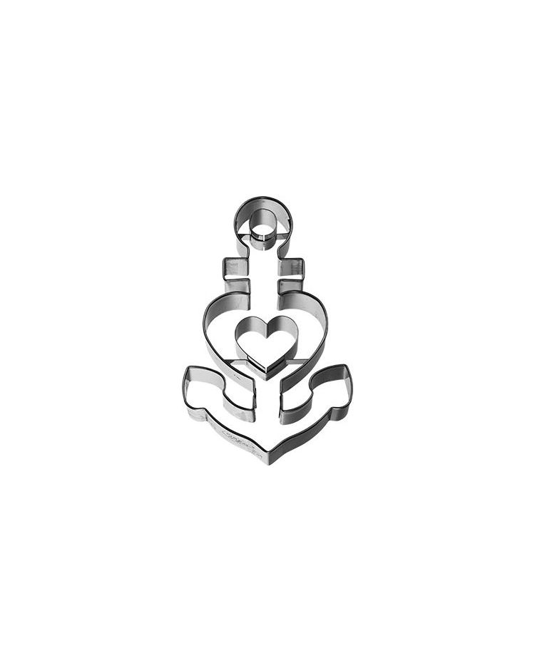 Emporte-pièce "Ancre Cœur" - BIRKMANN - 10cm