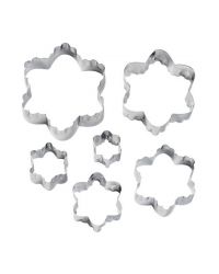 Set 6 Cookie Cutters "Flower" - WILTON