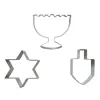 Set de 3 emporte-pièces "Hanouka"