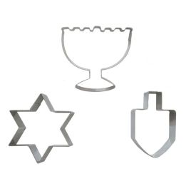 Set 3 Cookie Cutters "Hanukkah"