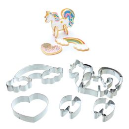 Set de 5 emporte-pièces "Licorne"
