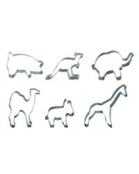 6 Cookie Cutters "Jungle"