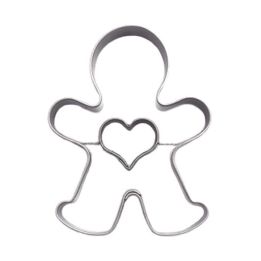 Cookie Cutter "Gingerbread Man with Heart"