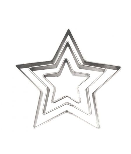 Cookie Cutters "Star" - 3pcs