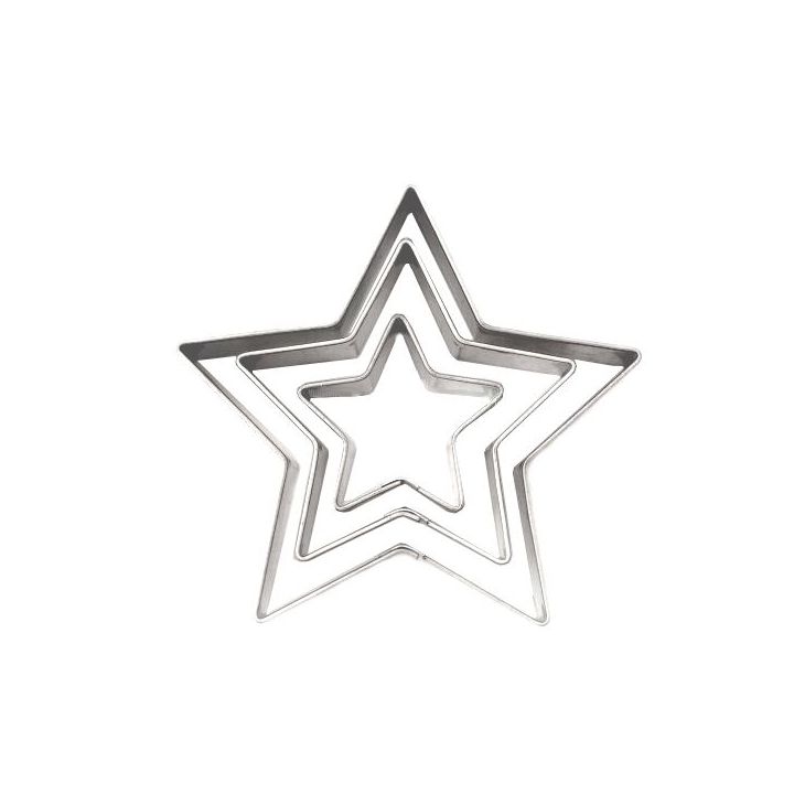 Cookie Cutters "Star" - 3pcs