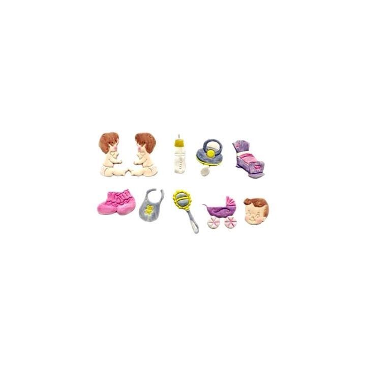 Set 2 Cookie Cutters "Baby" - FMM