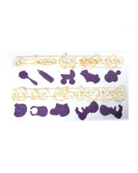 Set 2 Cookie Cutters "Baby"  - 4,5cm