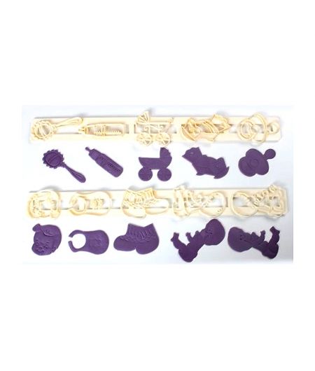 Set de 2 emporte-pièces "Bébé" - FMM