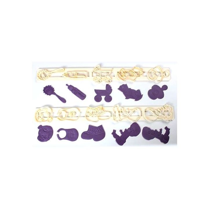 Set de 2 emporte-pièces "Bébé" - FMM