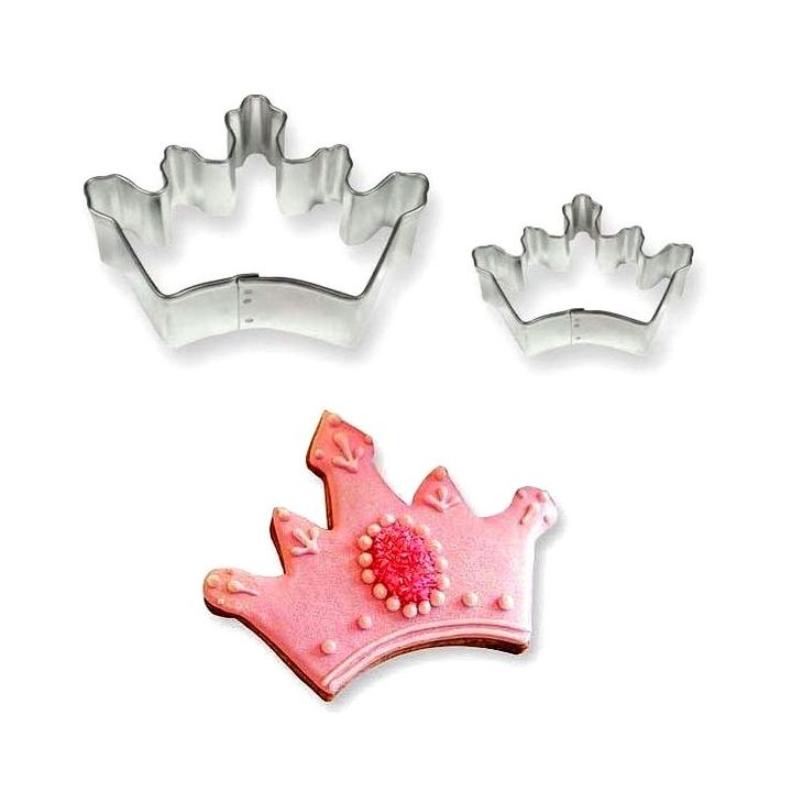 Set 2 Cookie Cutters "Crown" - PME