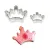 Set de 2 cortadores "Corona" - PME - 5/9cm