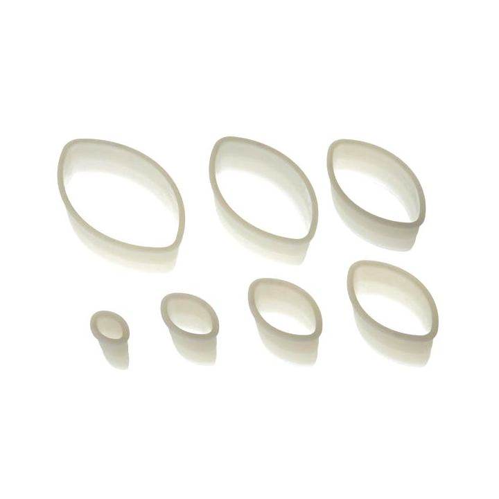 Set de 7 emporte-pièces "ovale" lisses