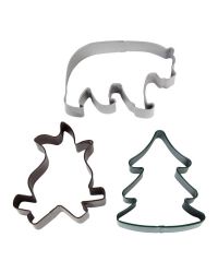 Set 3 Cookie Cutters "Camping"