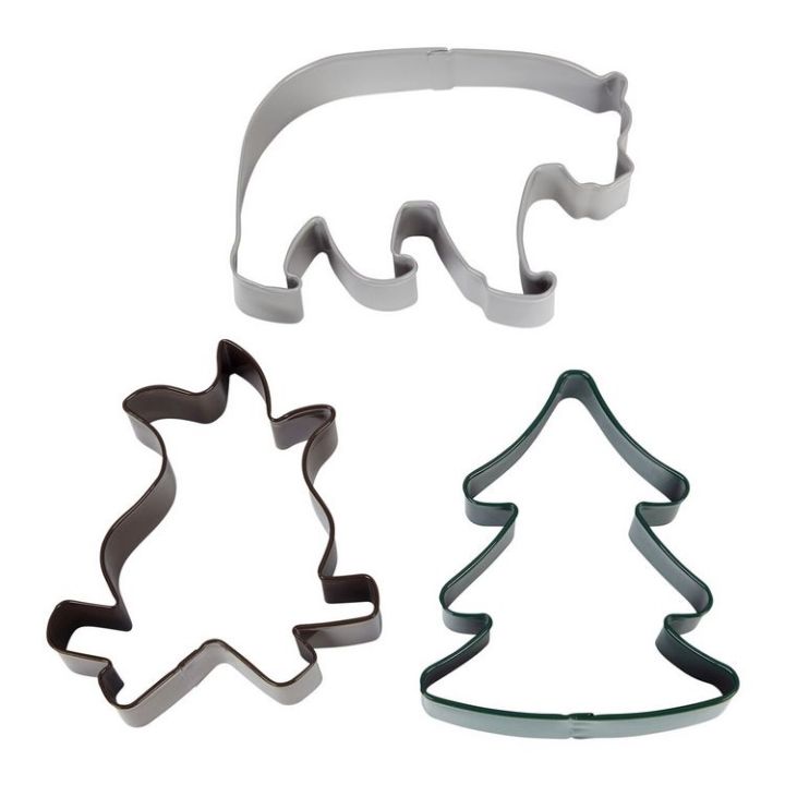 Set 3 Cookie Cutters "Camping"