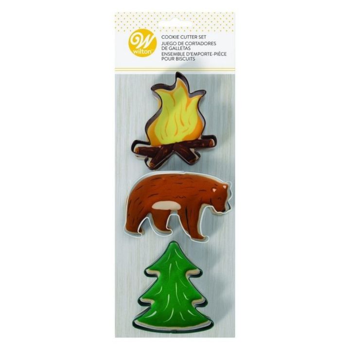 Set de 3 cortadores "Camping" - WILTON - 9cm