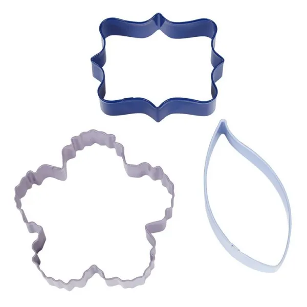 Set de 3 cortadores "Floral"