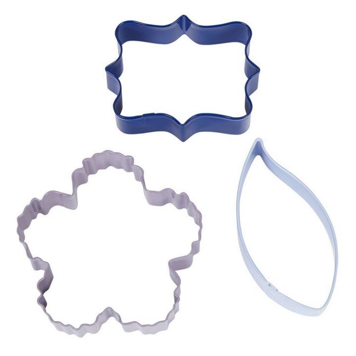 Set de 3 emporte-pièces "Floral"