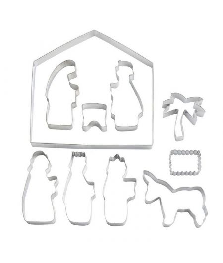 Set 10 Cookie Cutters "Holy Family"  - 4-19cm