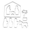 Set de 10 emporte-pièces "Crèche de Noël" - EDDINGTONS