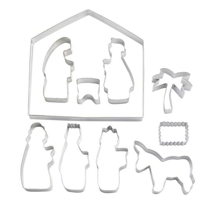 Set 10 Cookie Cutters "Holy Family"  - 4-19cm