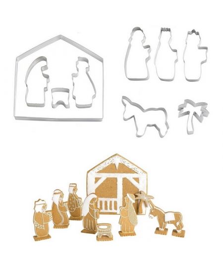 Set 10 Cookie Cutters "Holy Family"