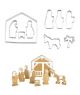 Set 10 Cookie Cutters "Holy Family"