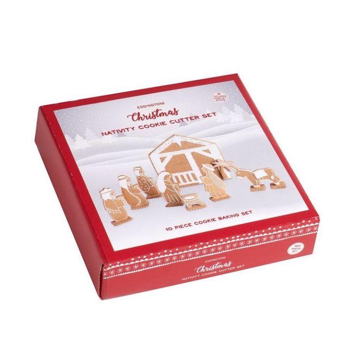 Set 10 Cookie Cutters "Holy Family" - EDDINGTONS - 4-19cm