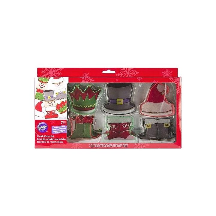 Set de 7 emporte-pièces "Personnages de Noël" - WILTON