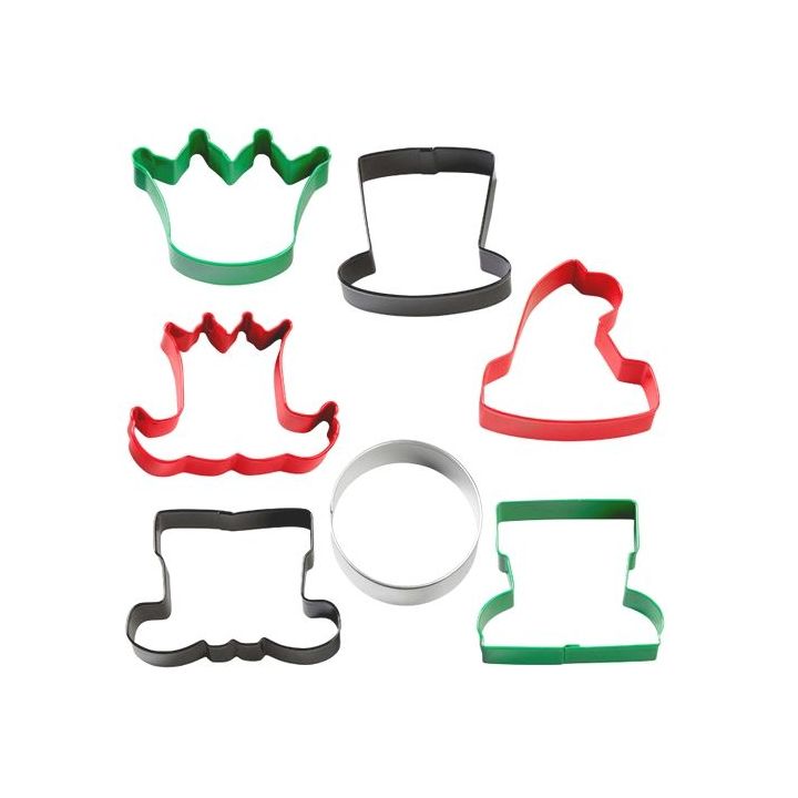 Set de 7 emporte-pièces "Personnages de Noël"