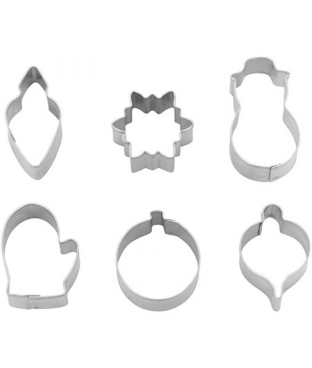 Set 6 Cookie Cutters "Christmas Tree" - 3-5cm