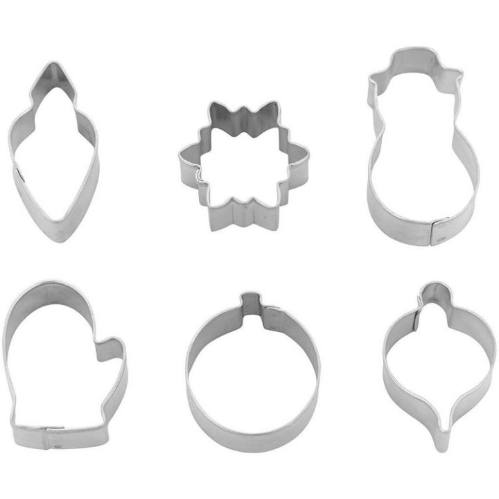 Set de 6 cortadores "Arbol De Navidad" - 3-5cm