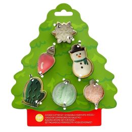 Set de 6 emporte-pièces "Arbre de Noël" - WILTON - 3-5cm