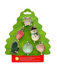 Set 6 Cookie Cutters "Christmas Tree" - WILTON - 3-5cm