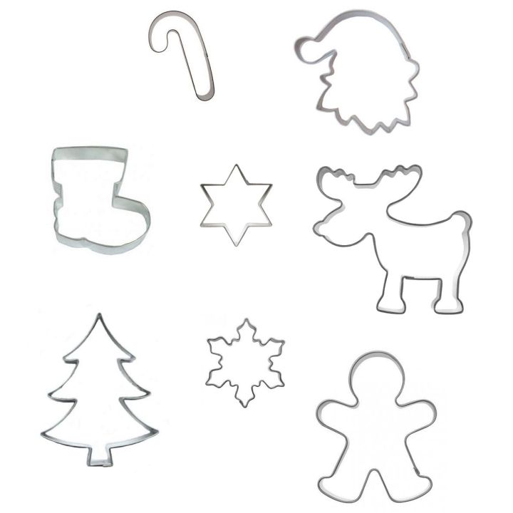 Set de 8 cortadores "Navidad"