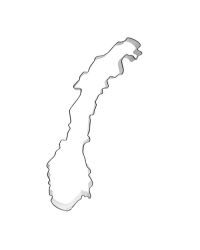 Cookie Cutter "Norway" - CS - 14cm