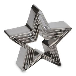 Set 5 Cookie Cutters "Star" - PATISSE - 4-8cm