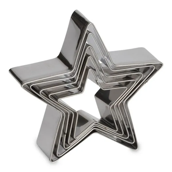Set 5 Cookie Cutters "Star" - PATISSE - 4-8cm