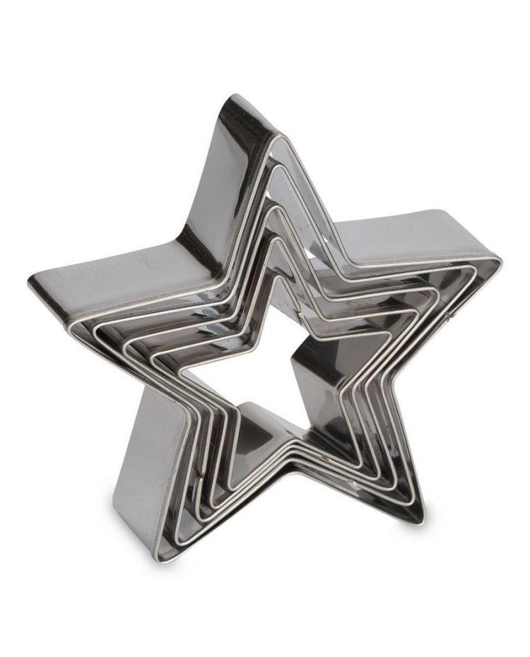 Set de 5 emporte-pièces "Etoile" - PATISSE - 4-8cm