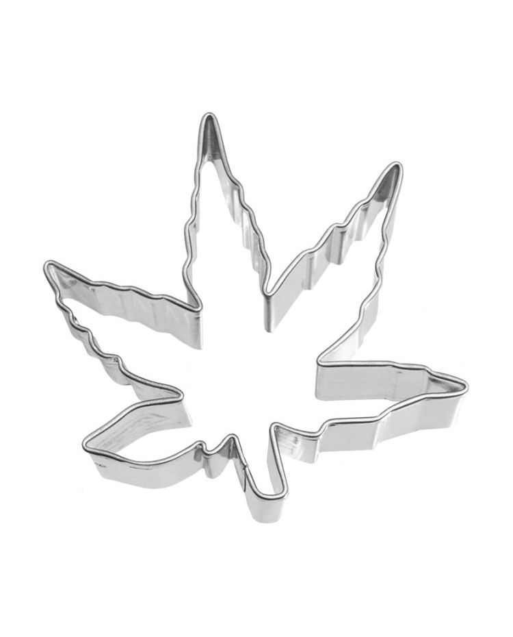 Emporte-pièce "Feuille CBD / marijuana"