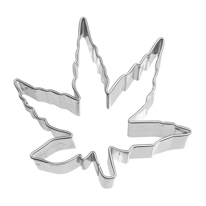 Emporte-pièce "Feuille CBD / marijuana"