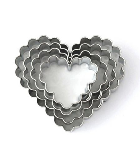 Découpoir coeur 5 cm - Emporte-pièce coeur en fer blanc