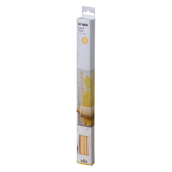 Règles à pâtisserie en bois - 35cm