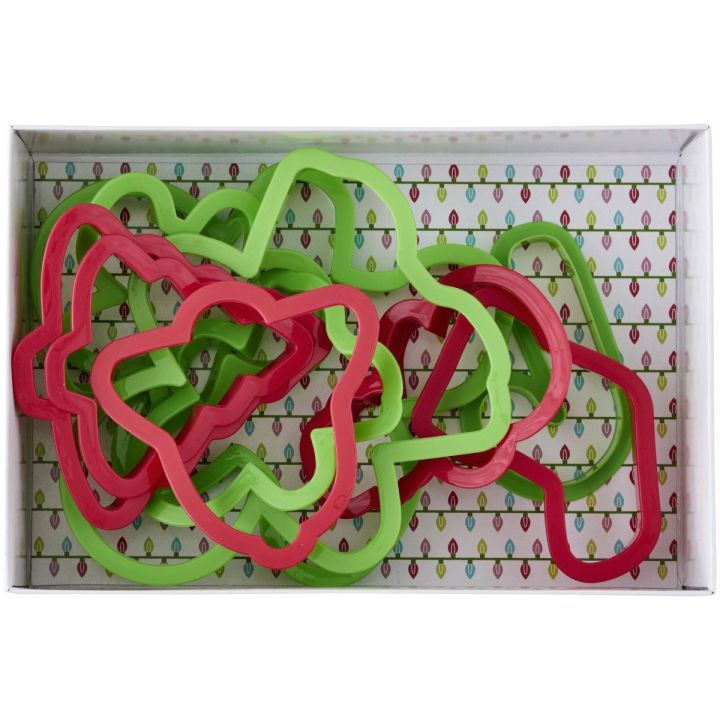 Set de 10 emporte-pièces "Christmas cookie" - Wilton