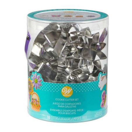 Set 18 Cookie Cutters "Easter" - WILTON - 7/9cm