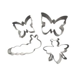 Set de  4 emporte-pièces "Insectes"