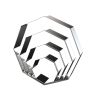 Set de 4 emporte-pièces inox "Octogone" unis