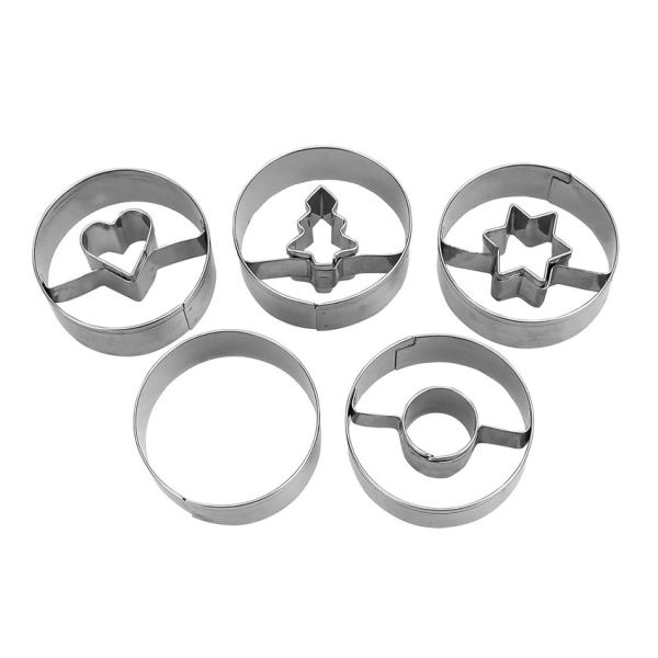 Set de 5 emporte-pièces Linzer "Noël" - STAEDTER - Ø 4cm