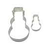 Set 2 Cookie Cutters "Snowman" - PME - 4,5/10cm