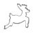 Cookie Cutter "Santa Claus Reindeer" - STADTER - 7cm